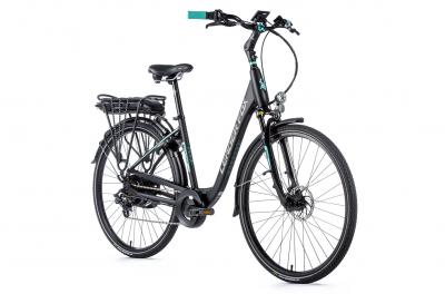 elektrobicykle---city-bicykel-s-elektropohonom-leader-fox-induktora--28--36v-16-ah-16-5---cierna-matna-svetla-zelena