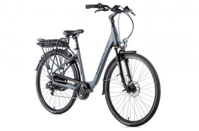 elektrobicykle---city-bicykel-s-elektropohonom-leader-fox-induktora--16-5---siva-matna-cierna