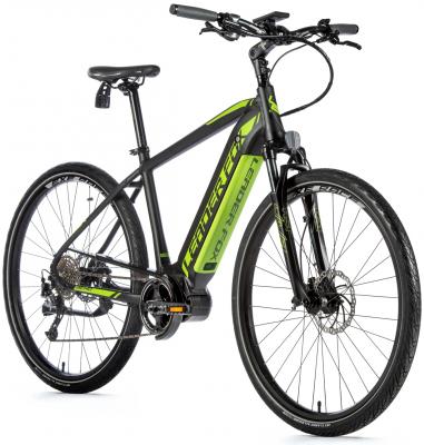 elektrobicykel---bicykel-s-elektropohonom-leader-fox-bend-pansky-28---17-5---cierna-matna---zelena