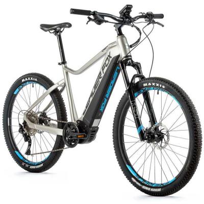Elektrobicykel -  Bicykel s elektropohonom Leader Fox OREM 27,5" , 20Ah, 720Wh | 19.5 " STRIEBORNA MATNÁ/ ČIERNA