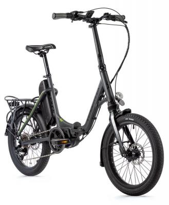Elektrobicykle - skladací bicykel s elektropohonom Leader Fox HARLAN 20" 36V/14 Ah |  SIVÁ