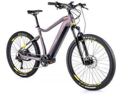 Elektrobicykel - Bicykel s elektropohonom Leader Fox E-AWALON pánsky 27,5"  | 19.5 " SIVÁ/ŽLTÁ