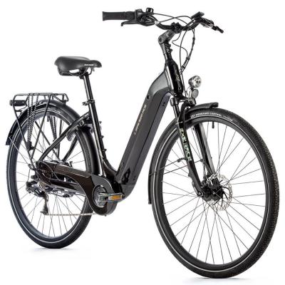 Elektrobicykle - City bicykel s elektropohonom Leader Fox INDUKTORA  28" 36V/14 Ah | 20 " ČIERNA MATNÁ/SVETLÁ LESKLÁ